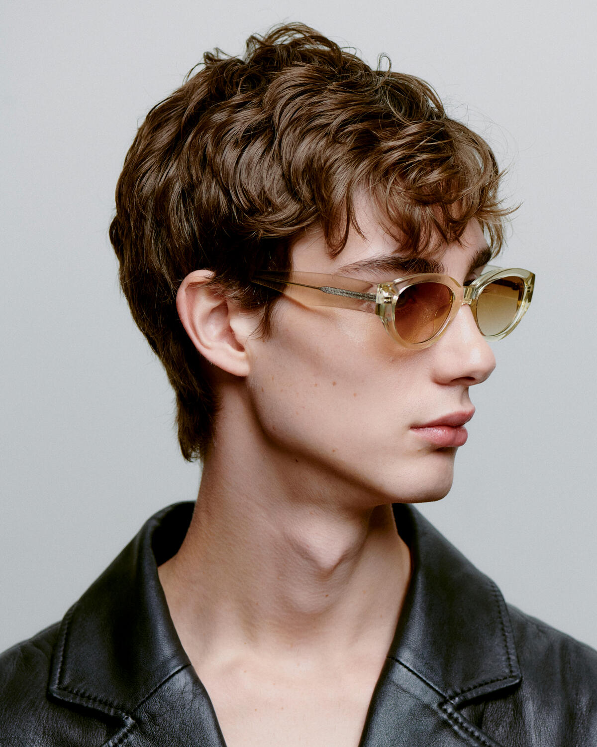 Winnie solbrille - Ecru Transparent